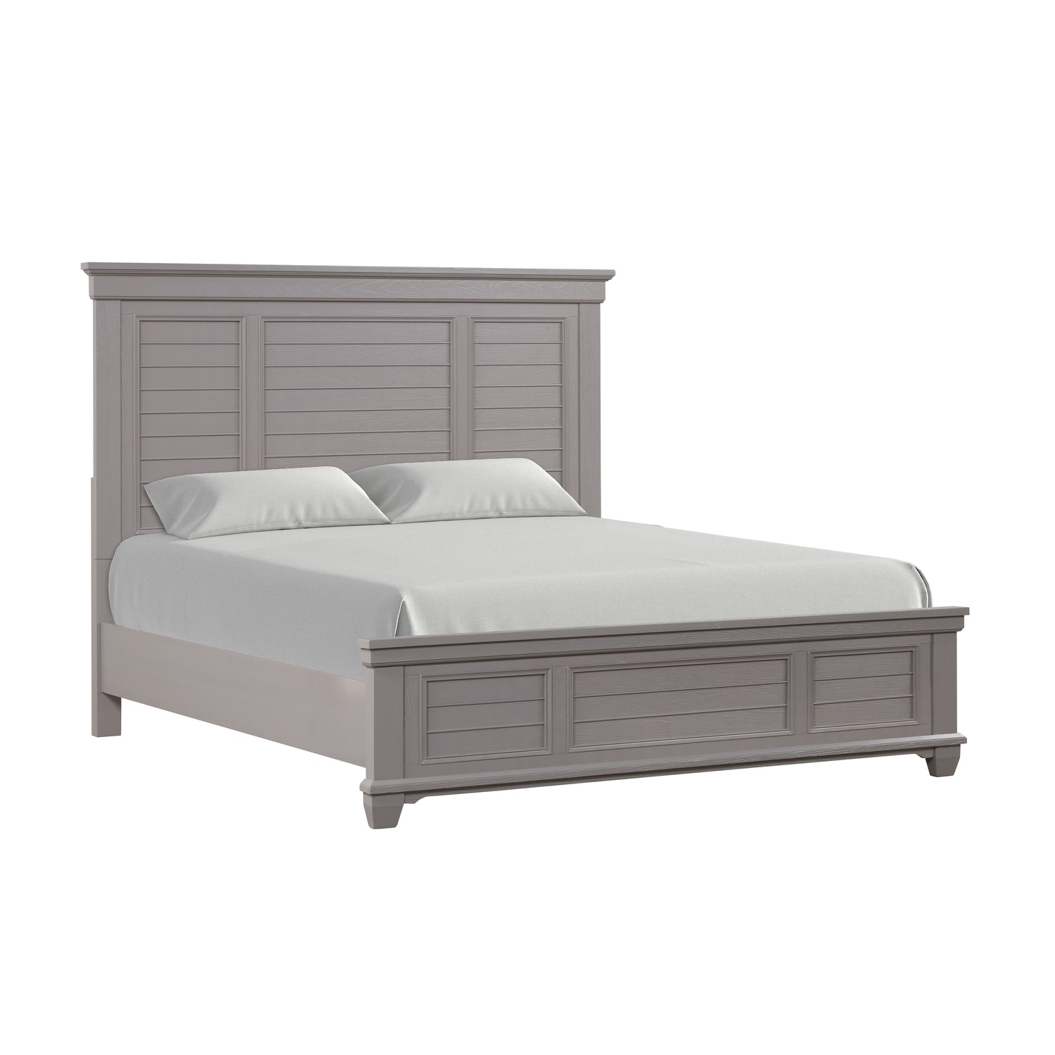 New Classic Jamestown Panel Bed -Gray