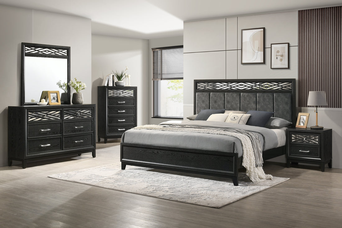 New Classic Obsidian Bedroom Set