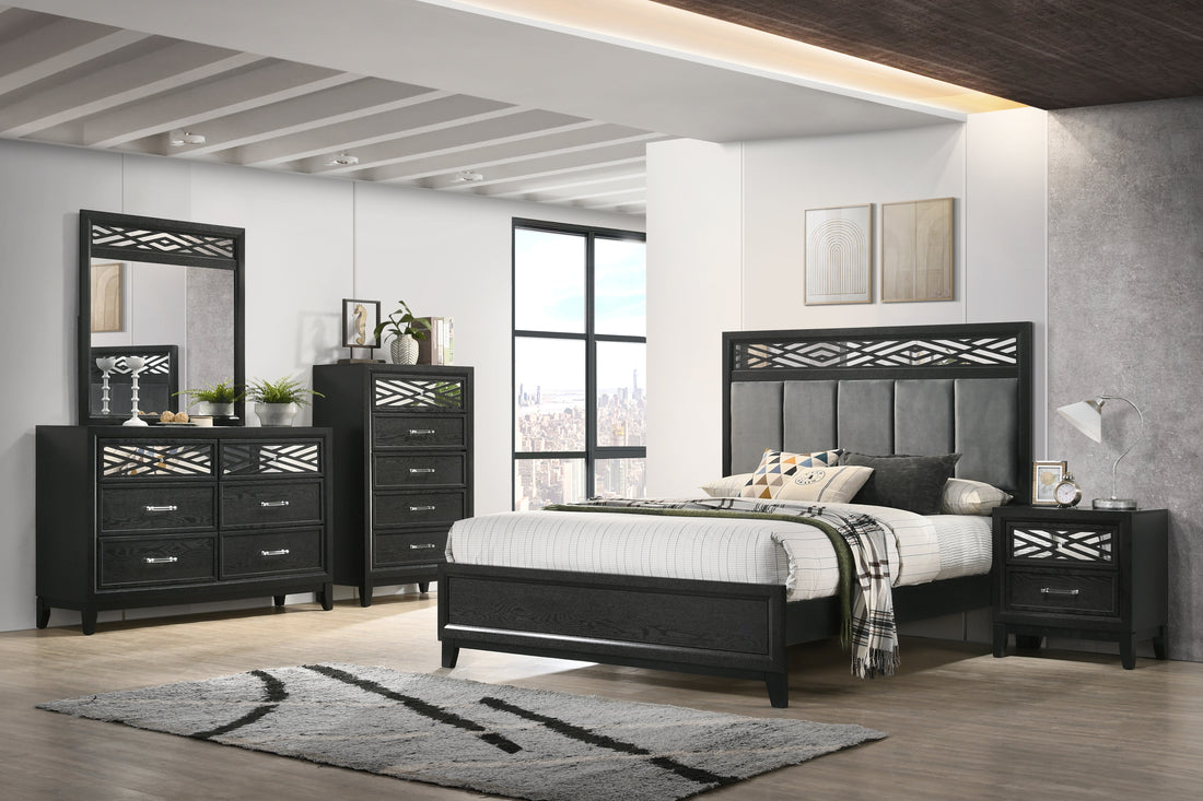 New Classic Obsidian Bedroom Set