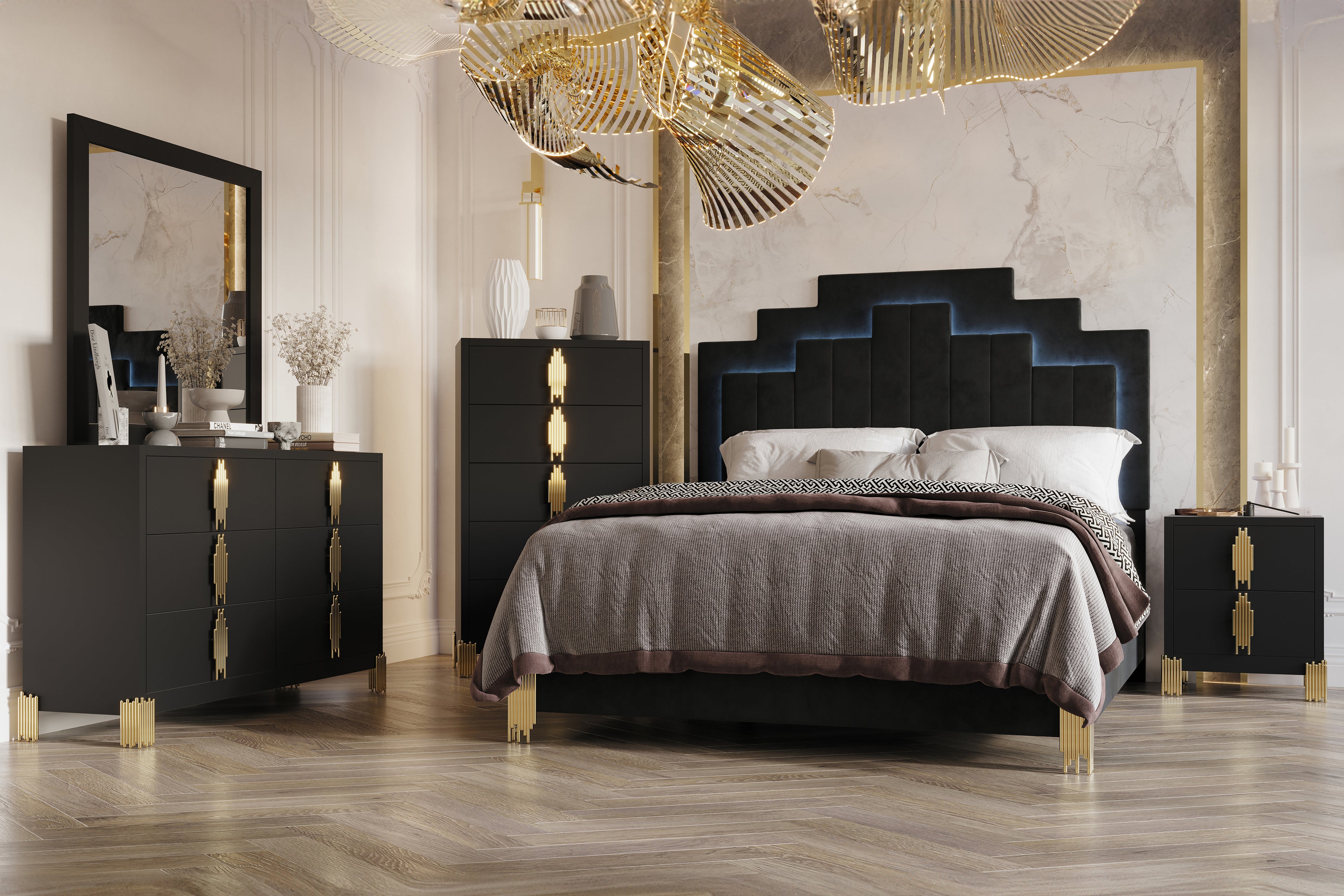 New Classic Empire King Bedroom Set