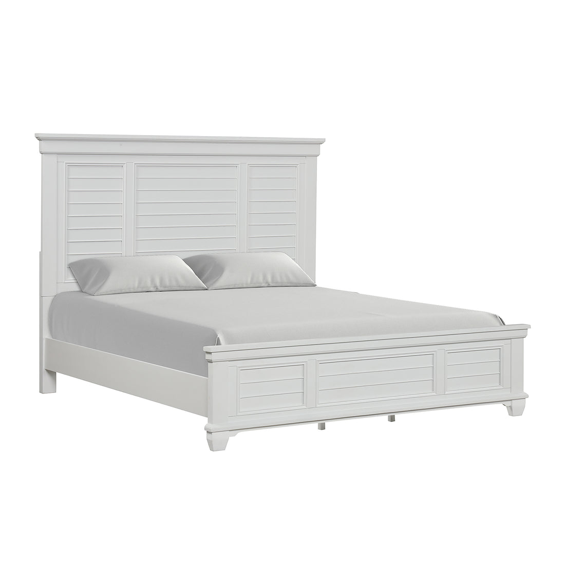 New Classic Jamestown Panel Bedroom Set - White