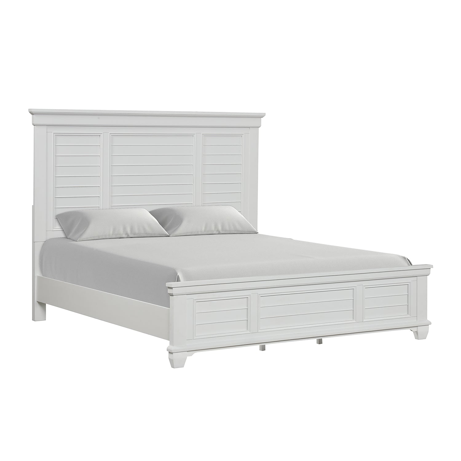 New Classic Jamestown Panel Bed - White