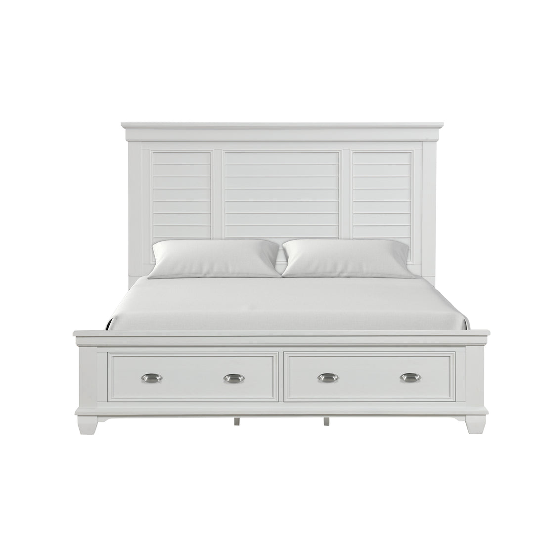 New Classic Jamestown Storage Bed - White