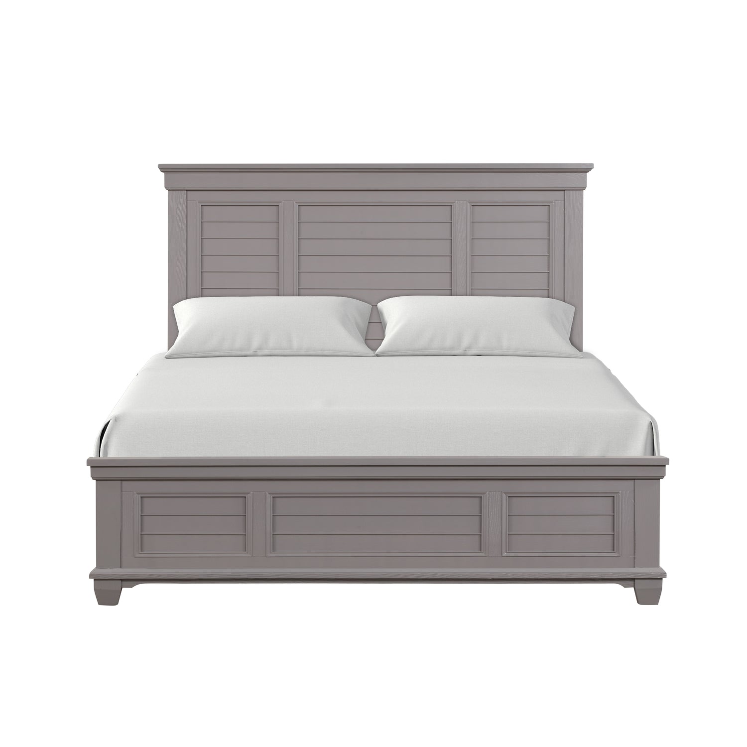 New Classic Jamestown Panel Bed -Gray