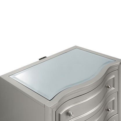 New Classic Reflections Nightstand W/Mirrored Top