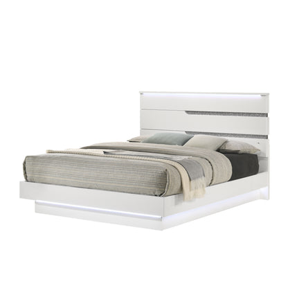 New Classic Paradox Eastern King Bed - White