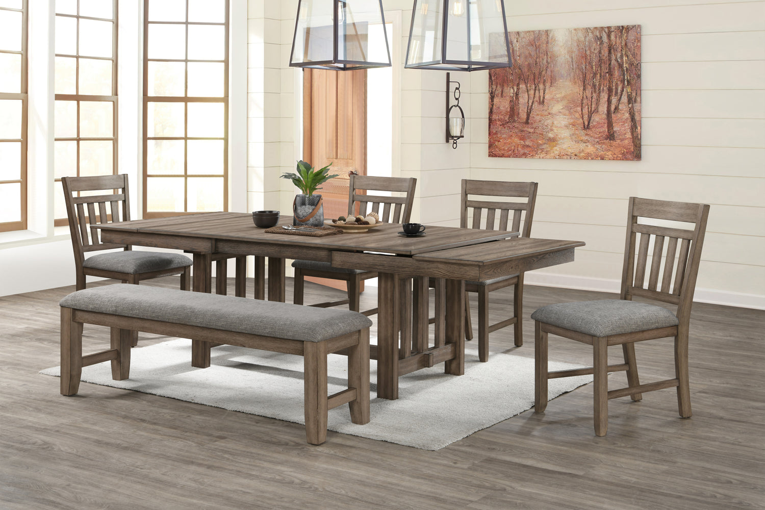 New Classic Harrisburg Dining Table-Walnut