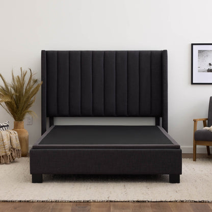 Malouf Thin Deck Upholstered Platform Bed Frame