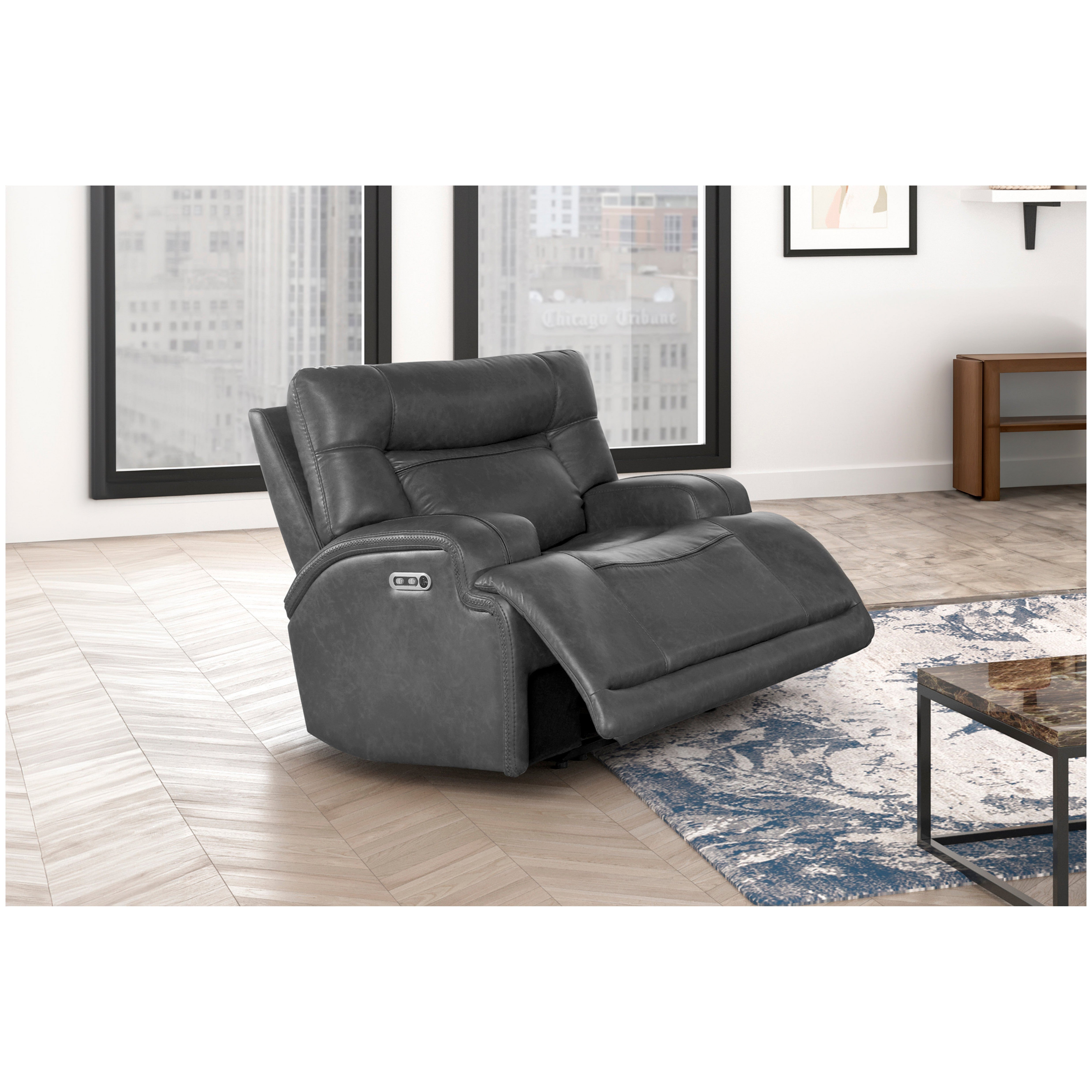 New Classic Titan Glider Recliner-Gray – Beck's Furniture