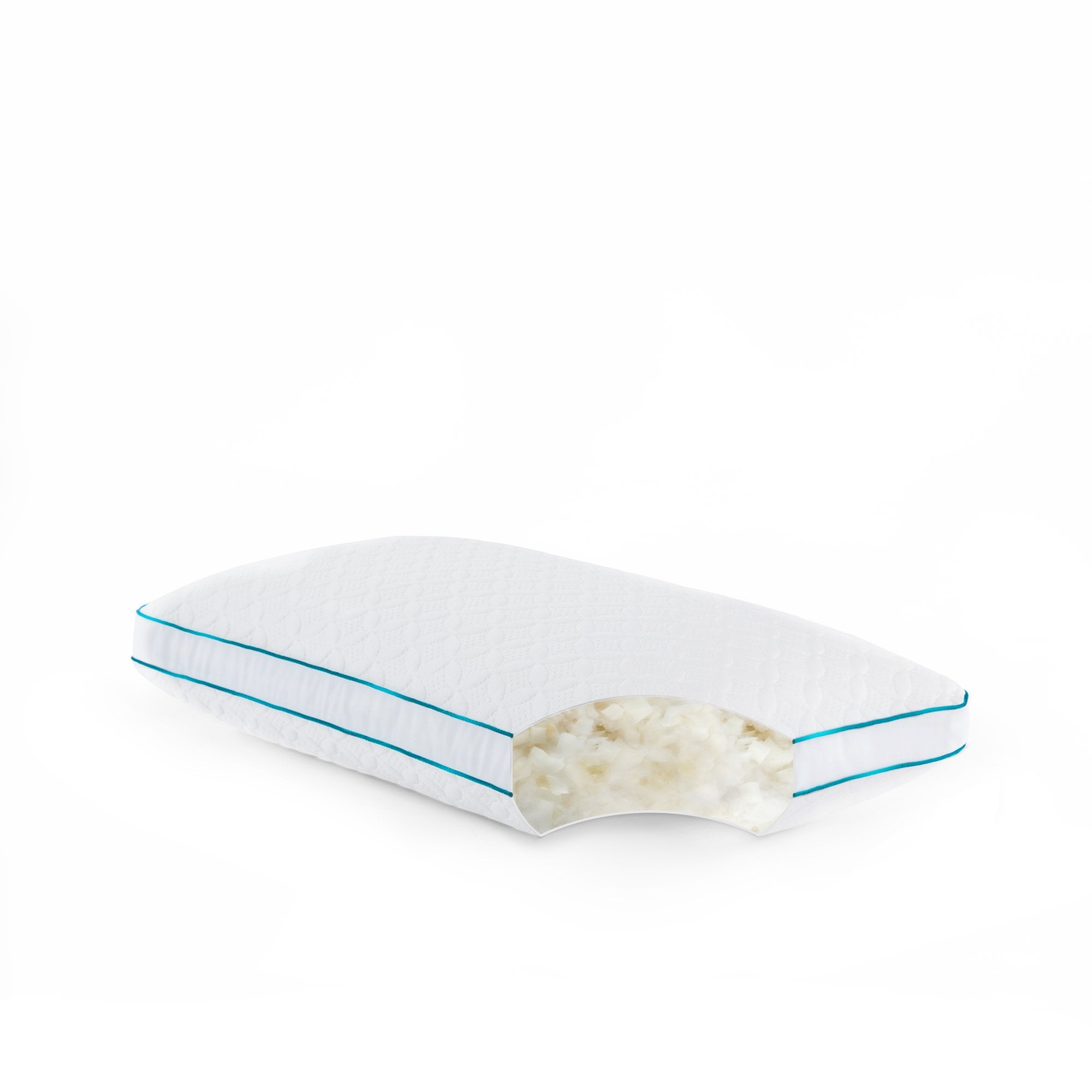 Almohada Malouf de espuma y fibra con funda de PE