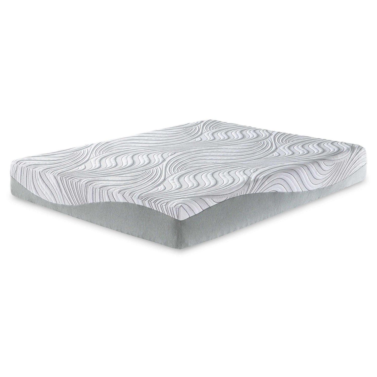 10 Inch Memory Foam Mattress - Ash-M59231 - Underkut