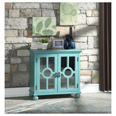 ACCENT CHEST WITH MIRROR DOOR-AQUA, 3A 1000A70AQ