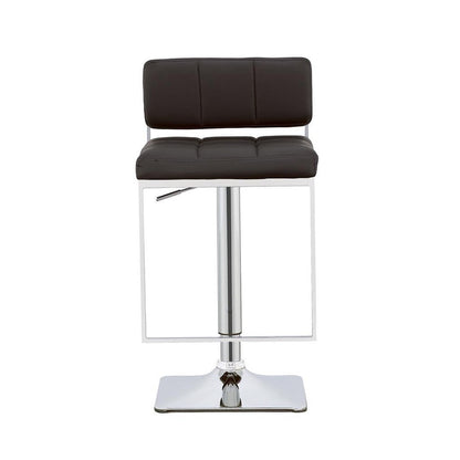 Alameda Adjustable Bar Stool Chrome and Black 100194