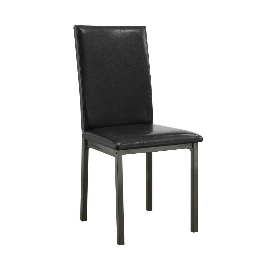 Garza Upholstered Dining Chairs Black (Set of 2) 100612