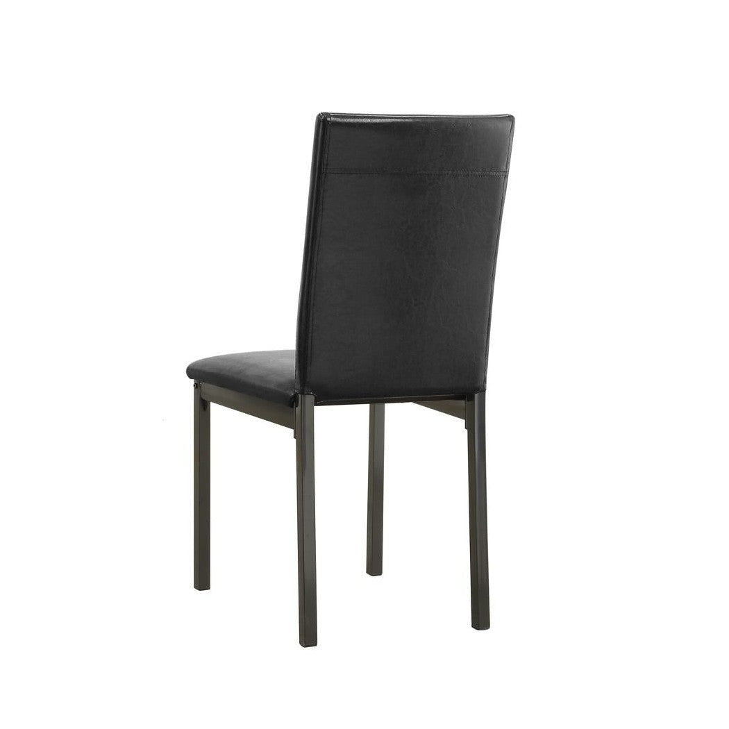 Garza Upholstered Dining Chairs Black (Set of 2) 100612