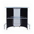 Lacewing 1-shelf Bar Unit Glossy Black and White 100654