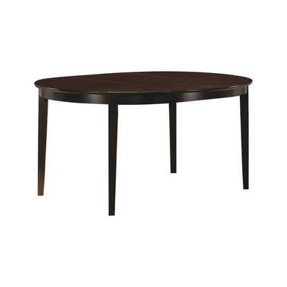 Gabriel Oval Dining Table Cappuccino 100770