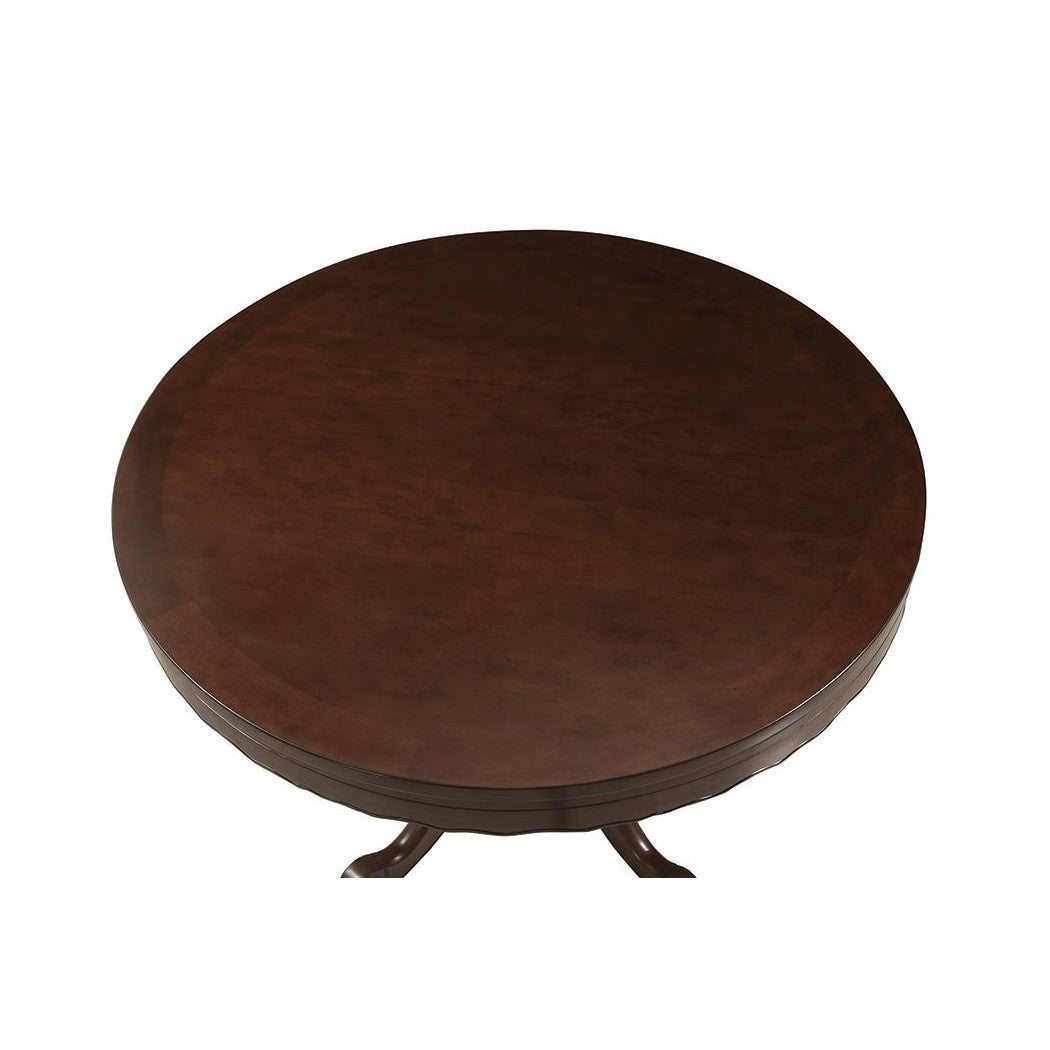 Turk 3-in-1 Round Pedestal Game Table Tobacco 100871