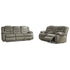 McCade Reclining Sofa and Loveseat Ash-10104U1