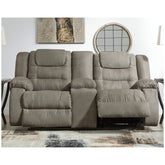 McCade Reclining Sofa and Loveseat Ash-10104U1