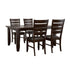 Dalila Dining Room Set Cappuccino and Black 102721-S5