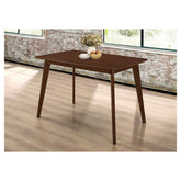 Kersey Dining Table with Angled Legs Chestnut 103061