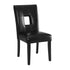 Shannon Open Back Upholstered Dining Chairs Black (Set of 2) 103612BLK