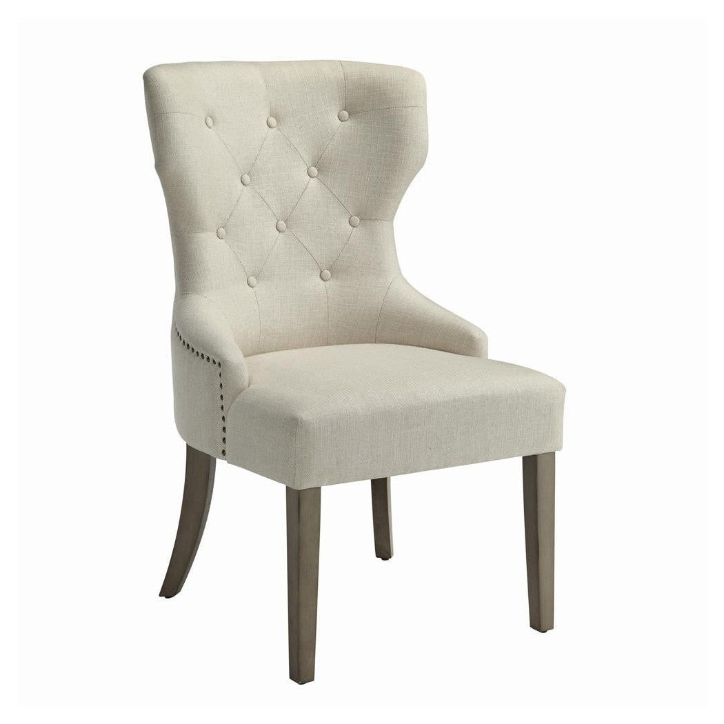 Baney Tufted Upholstered Dining Chair Beige 104507