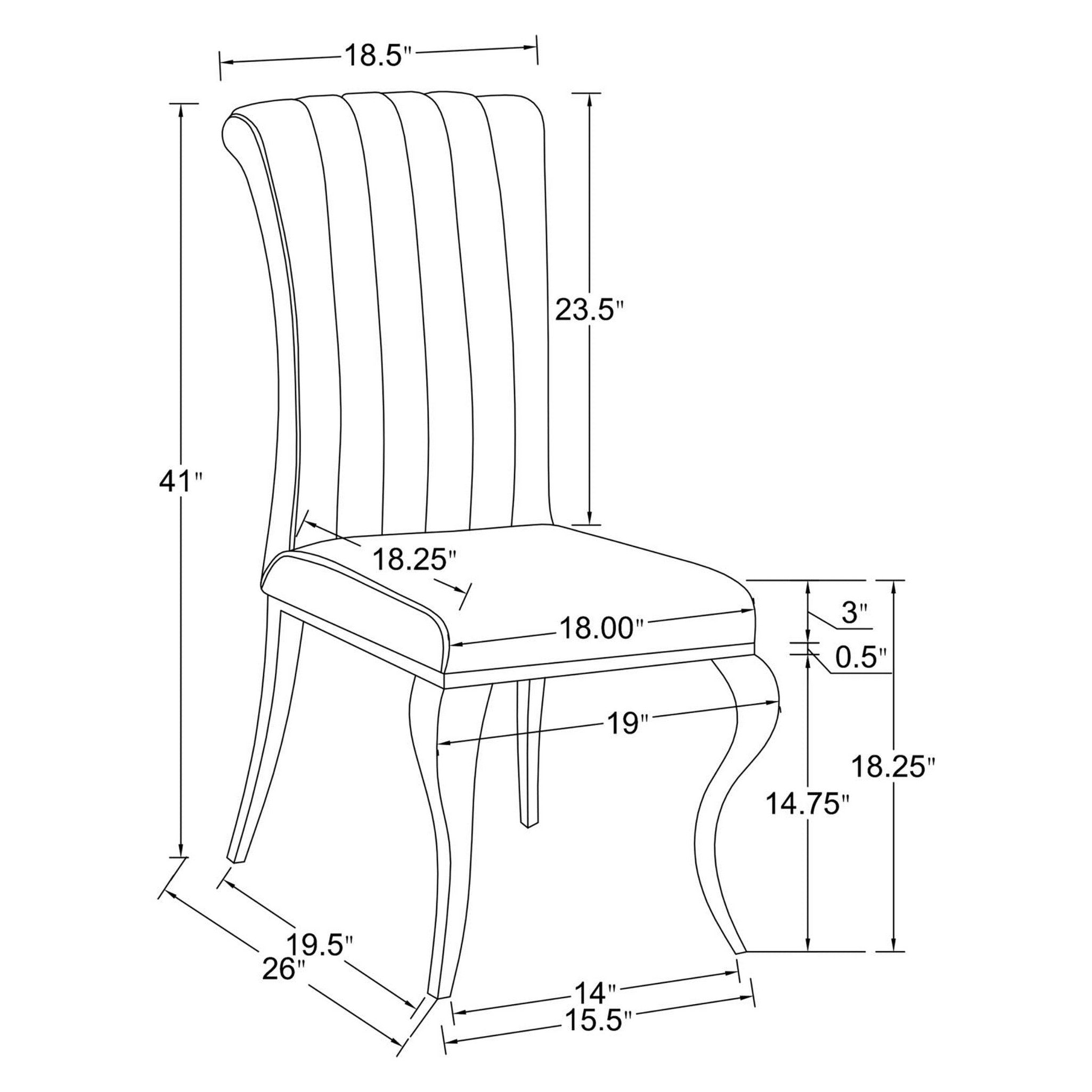 DINING TABLE 5 PC SET 105071-S5B