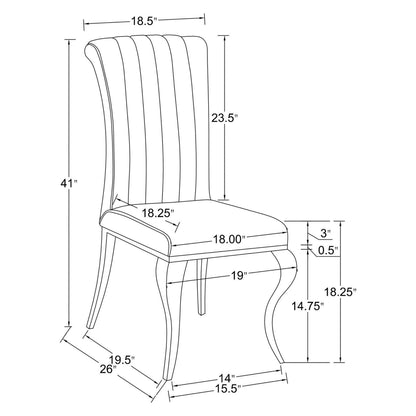 DINING TABLE 5 PC SET 105071-S5B