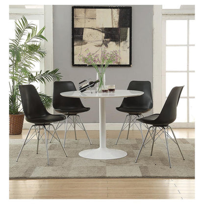 Lowry Round Dining Table White 105261