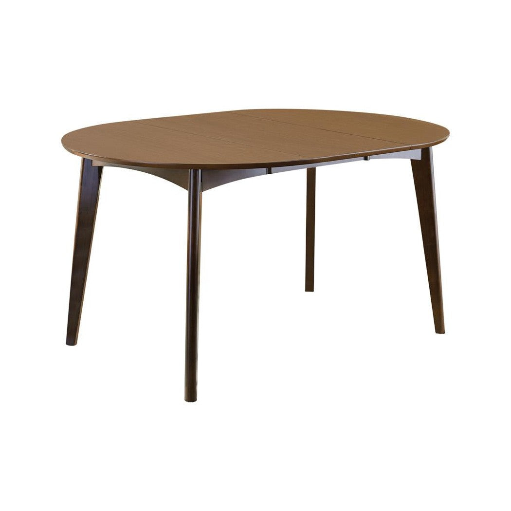 Malone Oval Dining Table Dark Walnut 105361