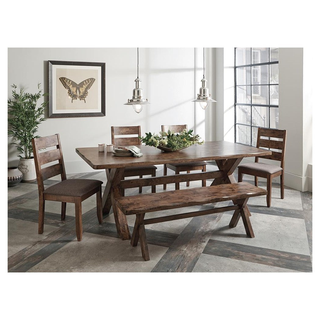 Alston Dining Room Set Knotty Nutmeg and Grey 106381-S6