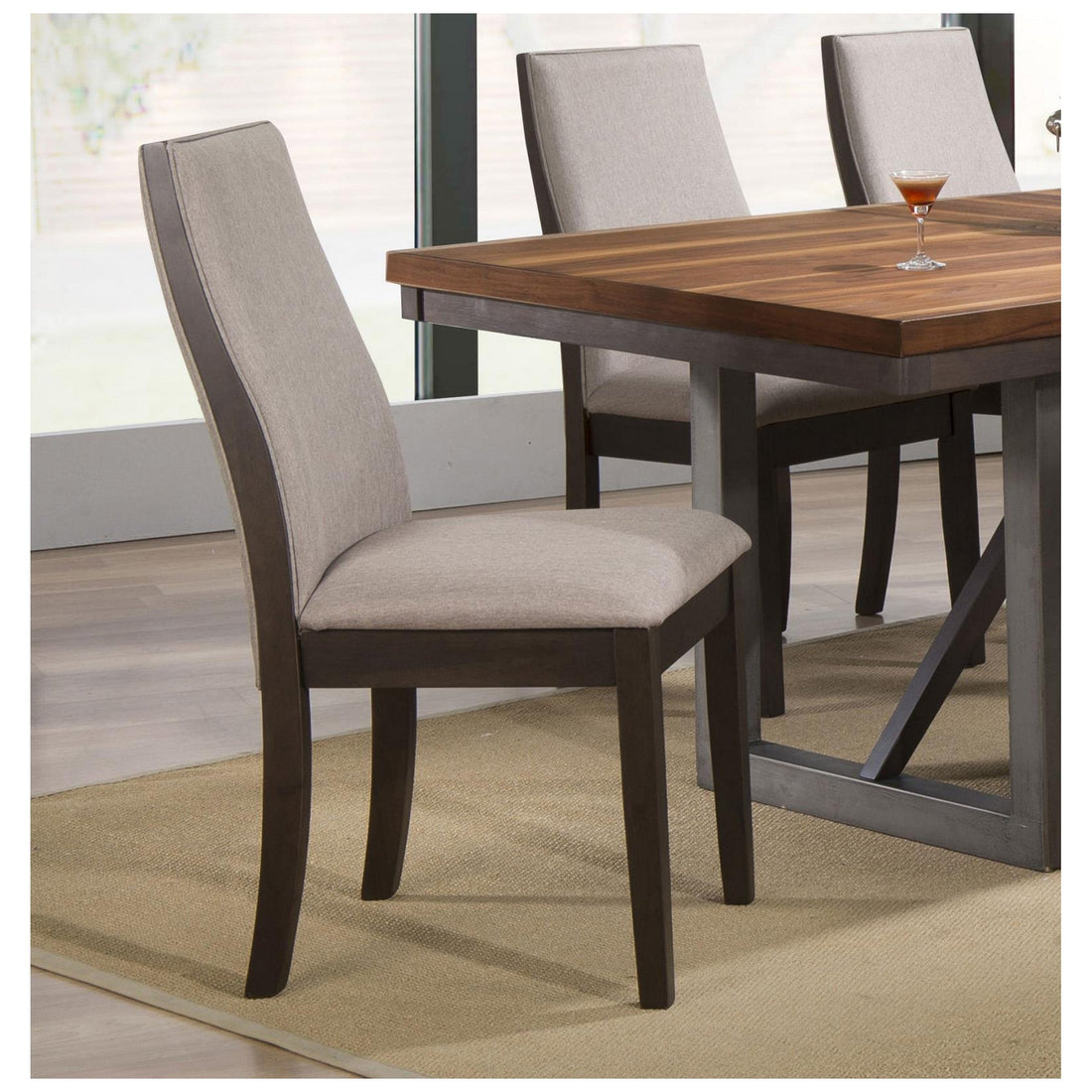 Spring Creek Upholstered Side Chairs Grey (Set of 2) 106583