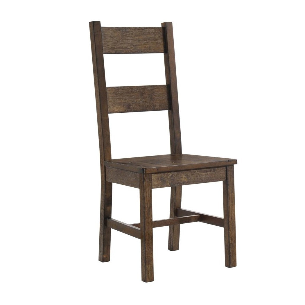 Coleman Dining Side Chairs Rustic Golden Brown (Set of 2) 107042