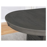 Lavon Dining Table with Storage Medium Grey 108211