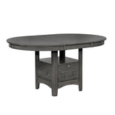 Lavon Dining Table with Storage Medium Grey 108211