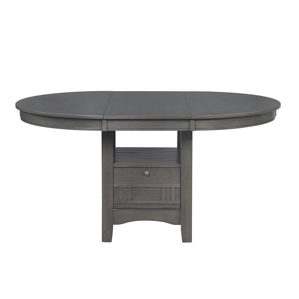 Lavon Dining Table with Storage Medium Grey 108211