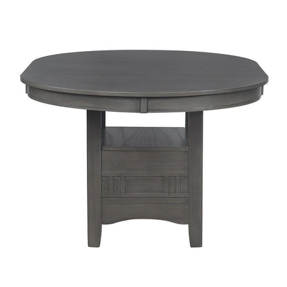 Lavon Dining Table with Storage Medium Grey 108211