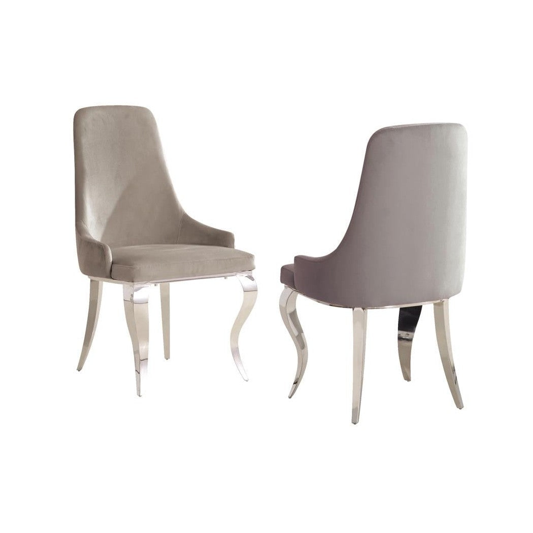 Antoine Upholstered Demi Arm Dining Chairs (Set of 2) 108812