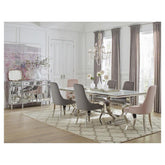 Antoine Upholstered Demi Arm Dining Chairs (Set of 2) 108813