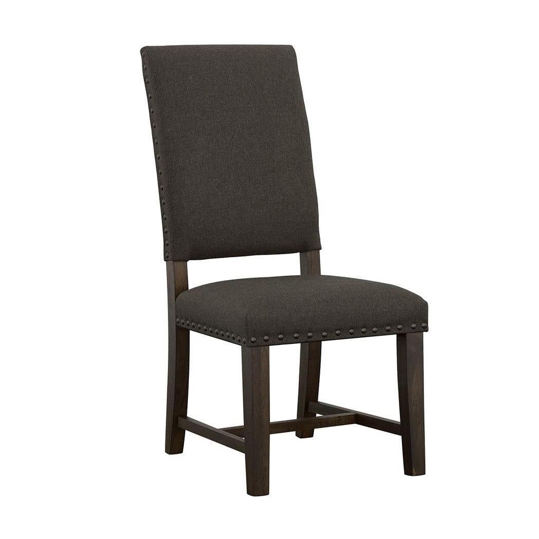 Twain Upholstered Side Chairs Warm Grey (Set of 2) 109142