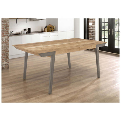 Nogales Wooden Dining Table Acacia and Coastal Grey 109811