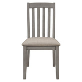 Nogales Slat Back Side Chairs Coastal Grey (Set of 2) 109812