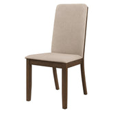 Wethersfield Solid Back Side Chairs Latte (Set of 2) 109842