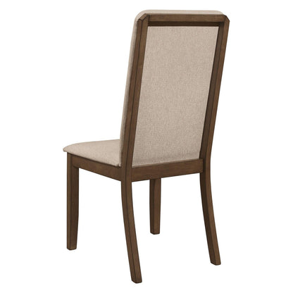 Wethersfield Solid Back Side Chairs Latte (Set of 2) 109842