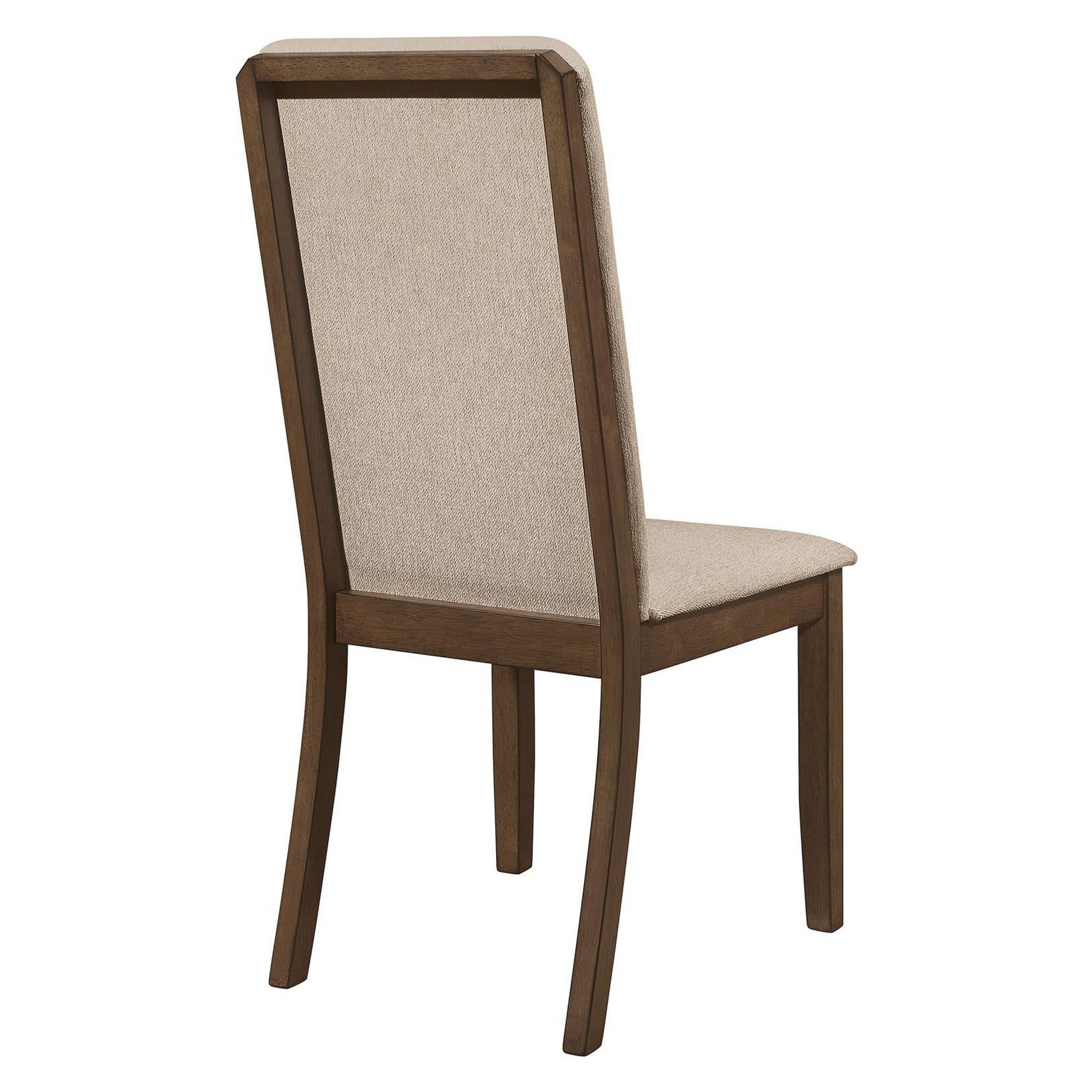 Wethersfield Solid Back Side Chairs Latte (Set of 2) 109842