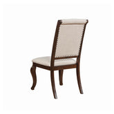 Brockway Cove Tufted Dining Chairs Cream and Antique Java (Set of 2) 110312