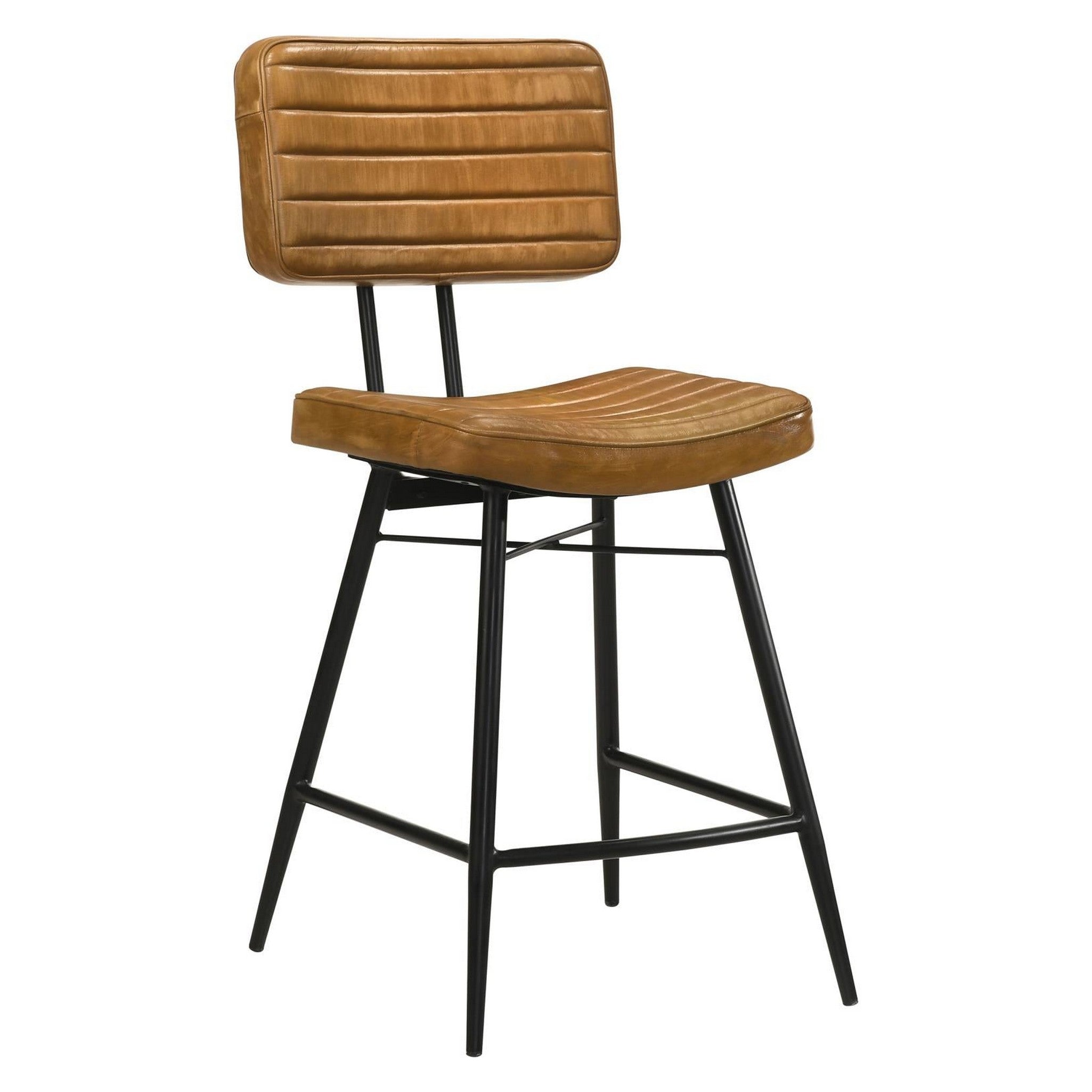 Coaster Partridge Upholstered Counter Height Stools With Footrest