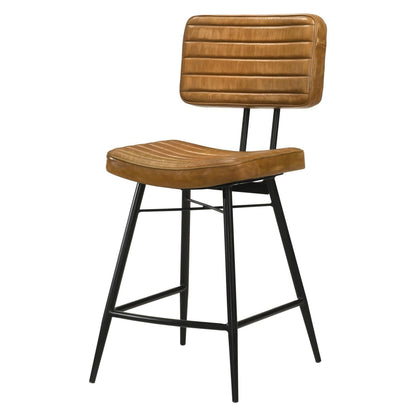 Partridge Upholstered Counter Height Stools with Footrest (Set of 2) 110649